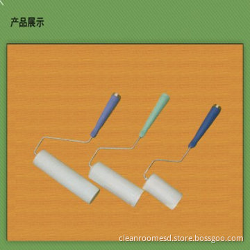 6" White Cleaning Sticky Rollers, Washable Silicon Roller With Non-toxic Adhesive Coating